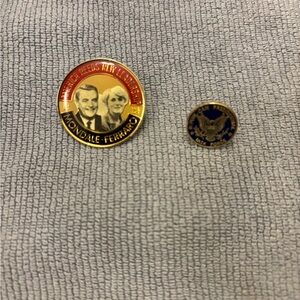 Vintage Political Pins Set